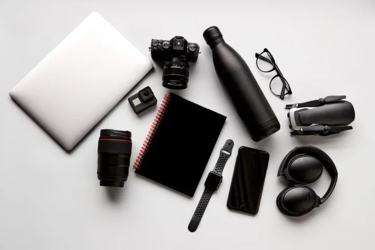 flat-lay-shot-of-techno-items-for-traveller-with-s-2023-11-27-05-09-41-utc